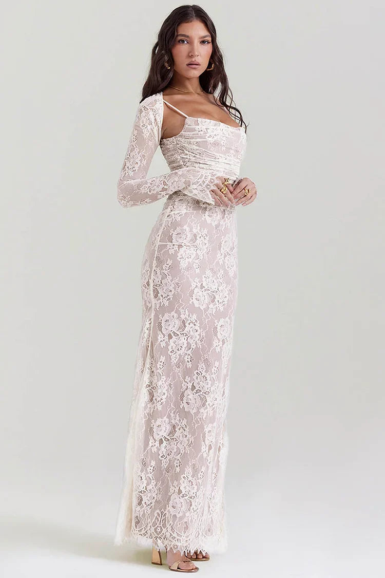 Floral Lace Dress™ - Romantic Elegance