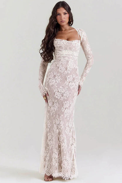 Floral Lace Dress™ - Romantic Elegance